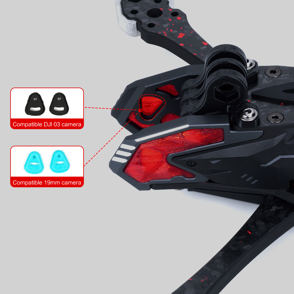 Squashed X Manta 5 PRO Frame For 5inch drone 32 LEDS